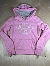 VTG Y2K Abercrombie And Fitch Women  s Pullover Pink Hoodie Medium