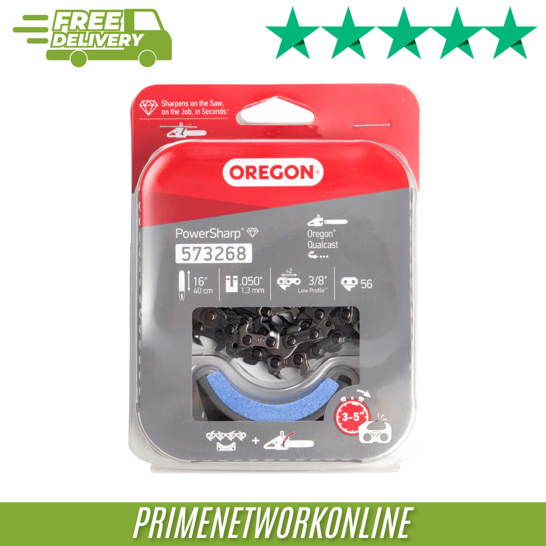 Oregon PowerSharp 16"" Chainsaw Chain – 573268 100% ORIGINAL ⭐⭐⭐⭐⭐