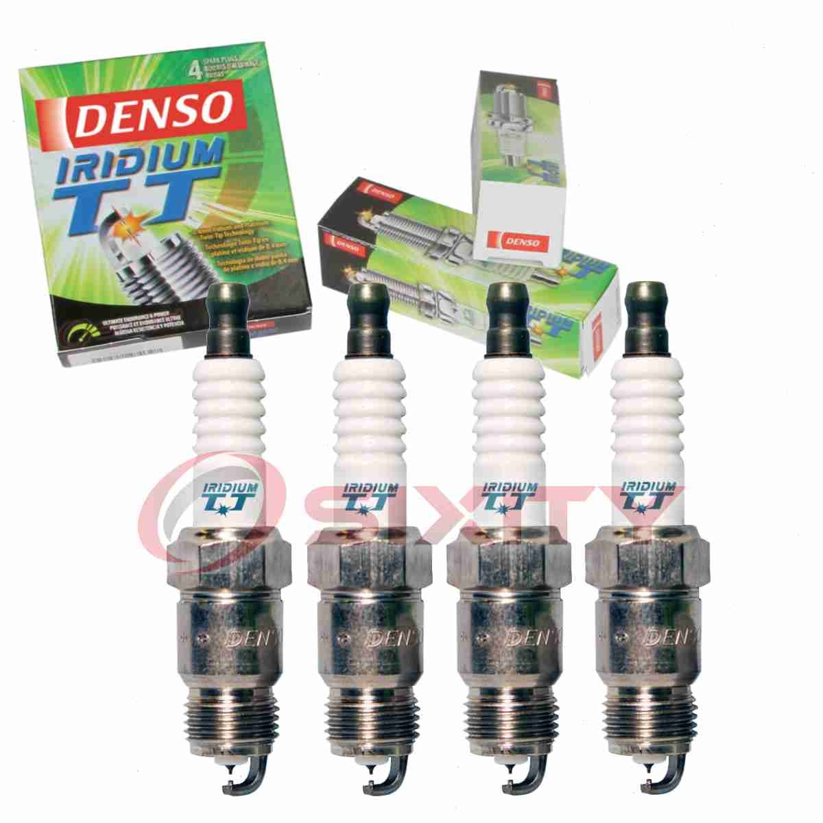 4 pc Denso Iridium TT Spark Plugs for 1980 Chevrolet Monza 2.5L L4 Ignition yv