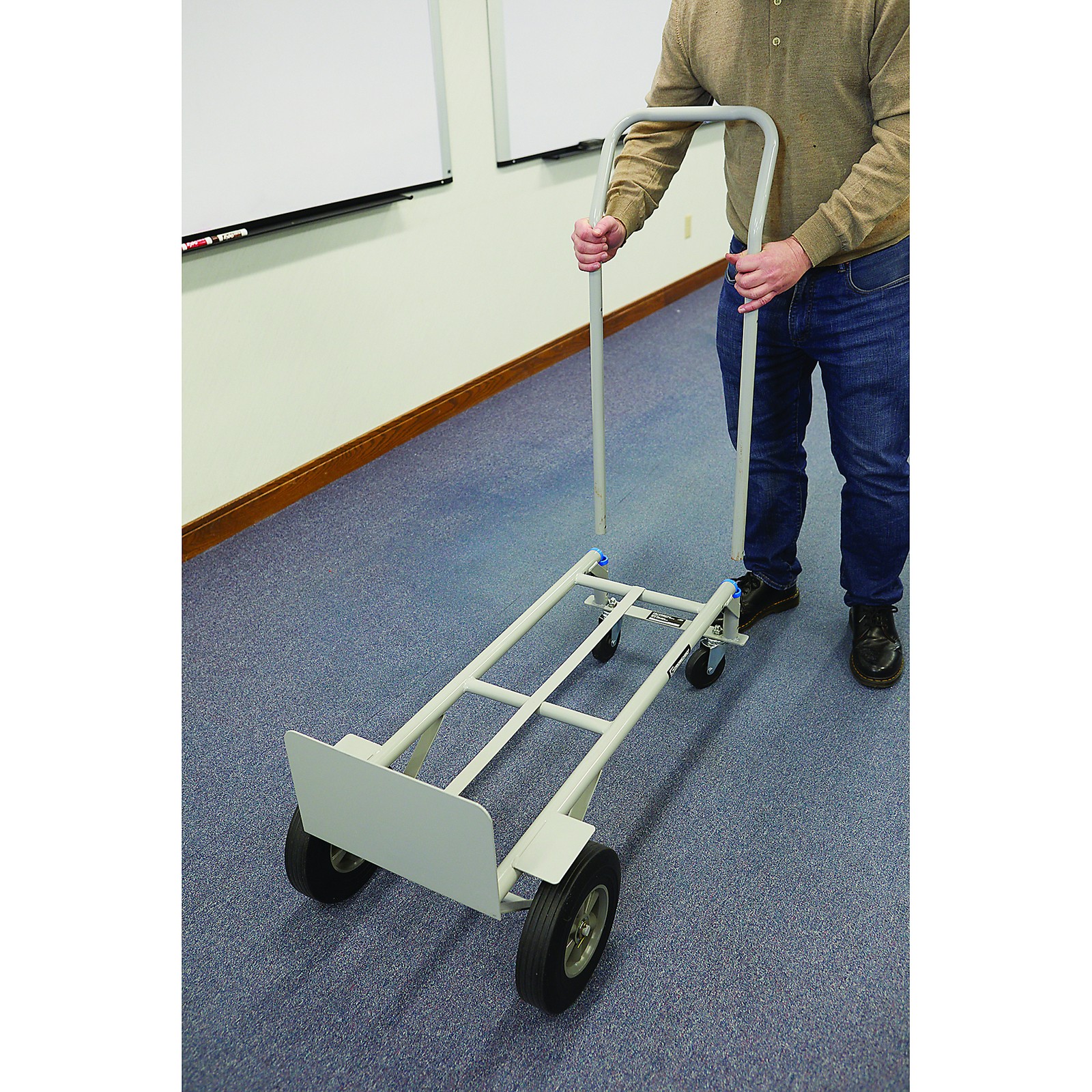 Strongway 2-in-1 Convertible Hand Truck, 800-Lb. Horizontal Capacity, 600-Lb.