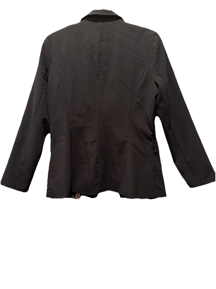 Blazer Candies Mujer Manga Larga Negro Talla Grande Forro Floral Carrera/Oficina Foto 2 de 4