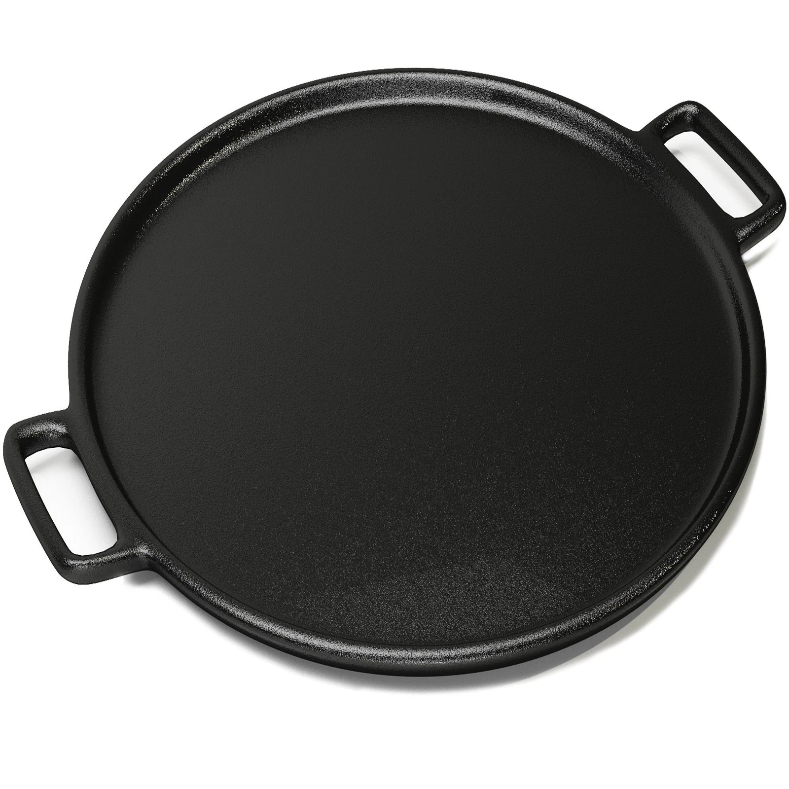 14" Cast Iron Pizza Pan - Oven, Stovetop, Grill, Campfire Griddle, Even Heating