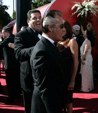 Tony Sirico Steve Schirripa at The 56th Emmy Awards - Arrivals at - Old Photo