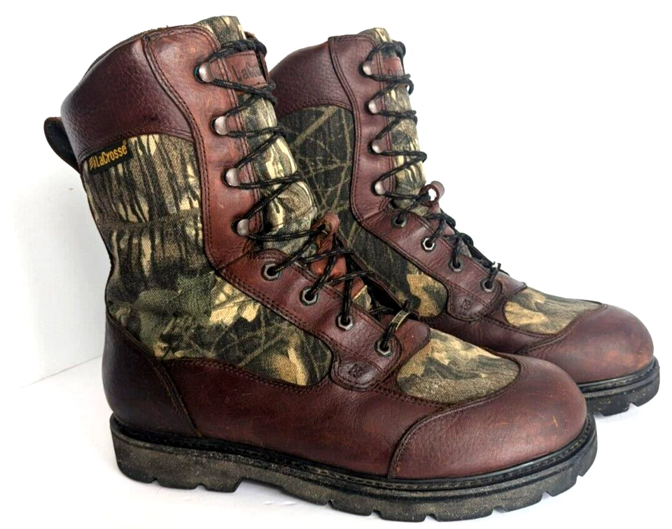 La Crosse Hunting Shoes Boots 12W Leather Gore-Tex Fabric Waterproof Insulation - Image 2 of 4