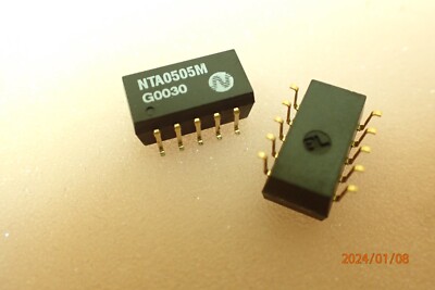 NTA0505M, NTA0505MC isoliert 5 V 1 W Dual Output SM DC-DC Wandler SMD UKSTK