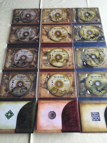 THE LORD OF THE RINGS DVD Trilogy SPECIAL EXTENDED EDITION Box Set - Exc. Cond. - Picture 24 of 24