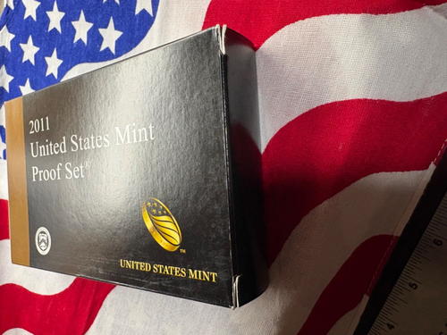 2011 US MINT PROOF SET 14 COINS WITH QUARTERS, DOLLARS & ORIGINAL SET PVT OWNER - Picture 3 of 7