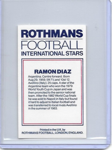 1984 Rothmans Football International Stars: Maradona, Rossi, Platini, Socrates - Picture 4 of 102