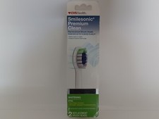 CVS Health Smilesonic Premium Clean 2 Replacement Brush Heads