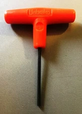  UNBRAKO 1/8" T-HANDLE HEX KEY / ALLOY STEEL -  INCH / SAE  UNBRAKO  MADE IN USA
