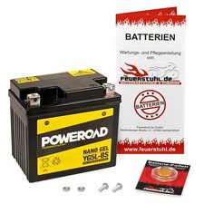 Batteria Kymco Filly 50, 99-01 GEL pronta per l'avvio + senza manutenzione incl. deposito
