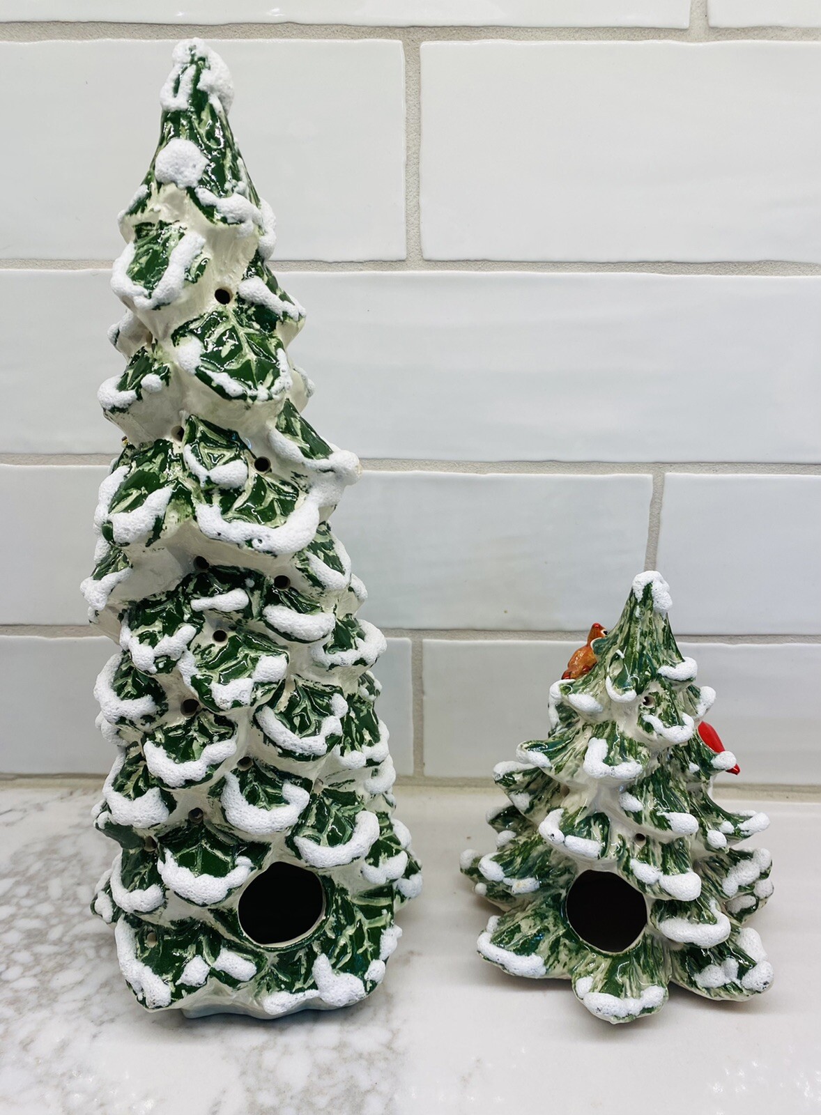 WALTER BROCKMANN CERAMIC TREES eBay