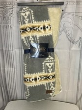 Pendleton Blanket Throw Fleece And Sherpa Aztec Southwestern