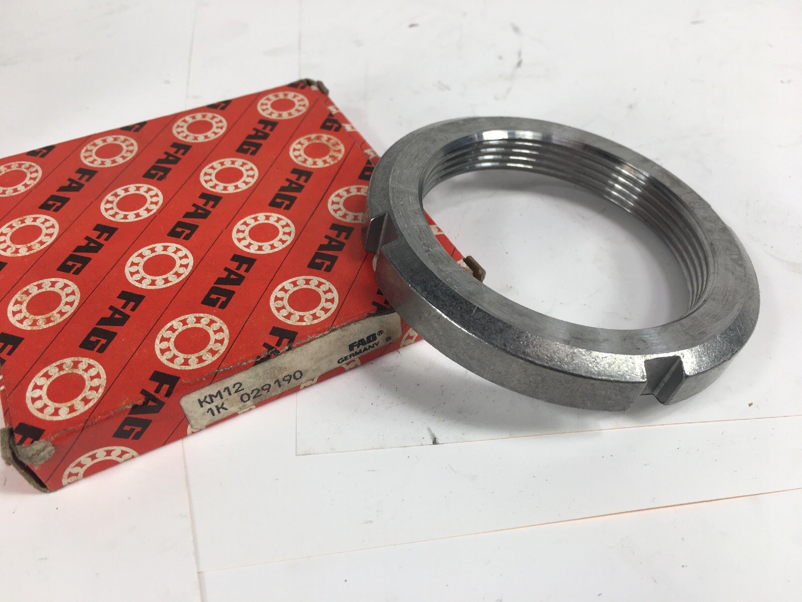 FAG KM12 STEEL RIGHT HAND STANDARD LOCKNUT NEW eBay