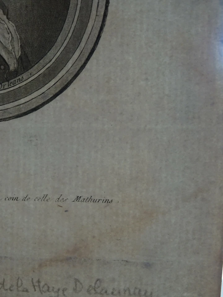 MEDAILLON MINIATURE GRAVURE XVIII PORTRAIT DEPUTE DELAHAYE DELAUNAY ORLEANS 1790 - Photo 3/3