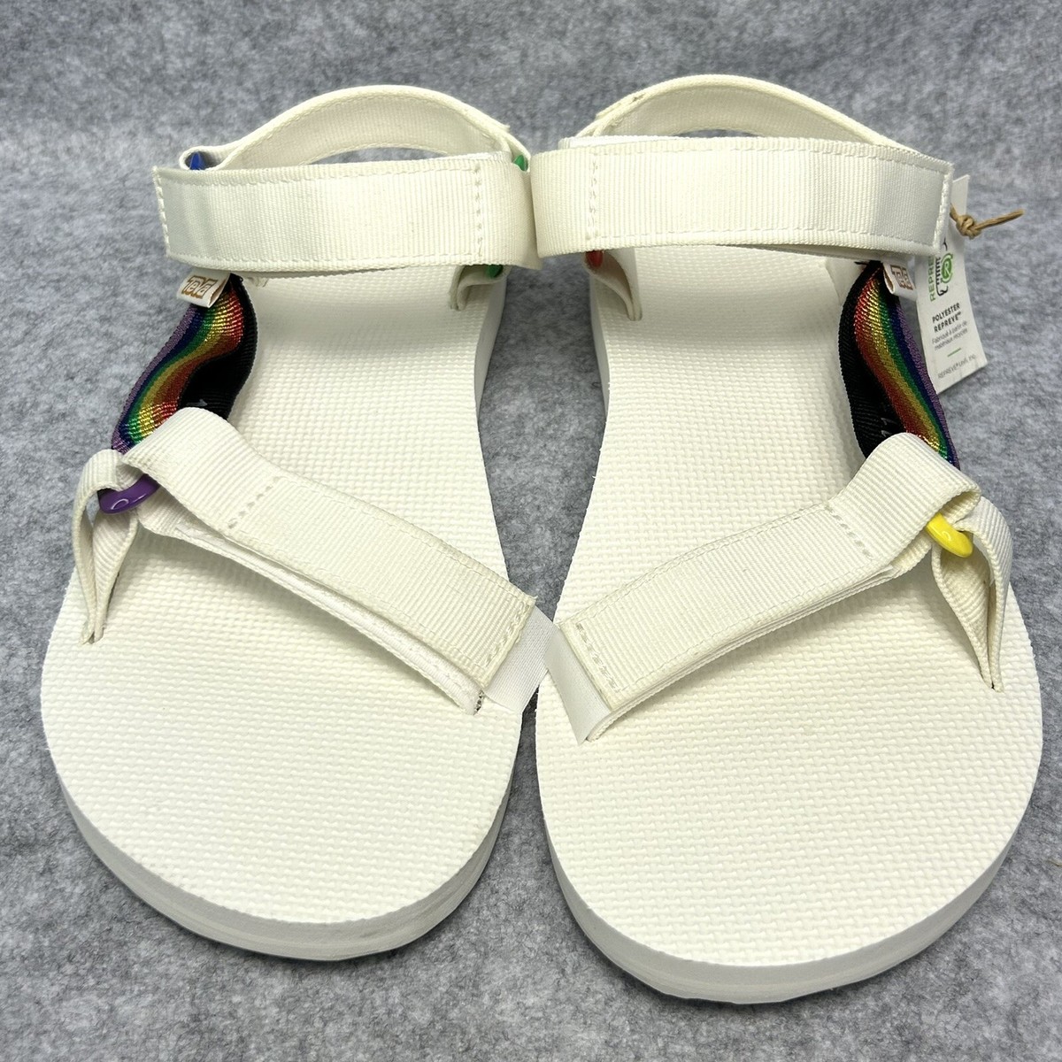 Teva Original Universal Pride Rainbow Sandals Mens 11 Multi-Color Strappy 3768 Amazon.com | Teva Unisex Original Universal Rainbow Sandal  main image 4