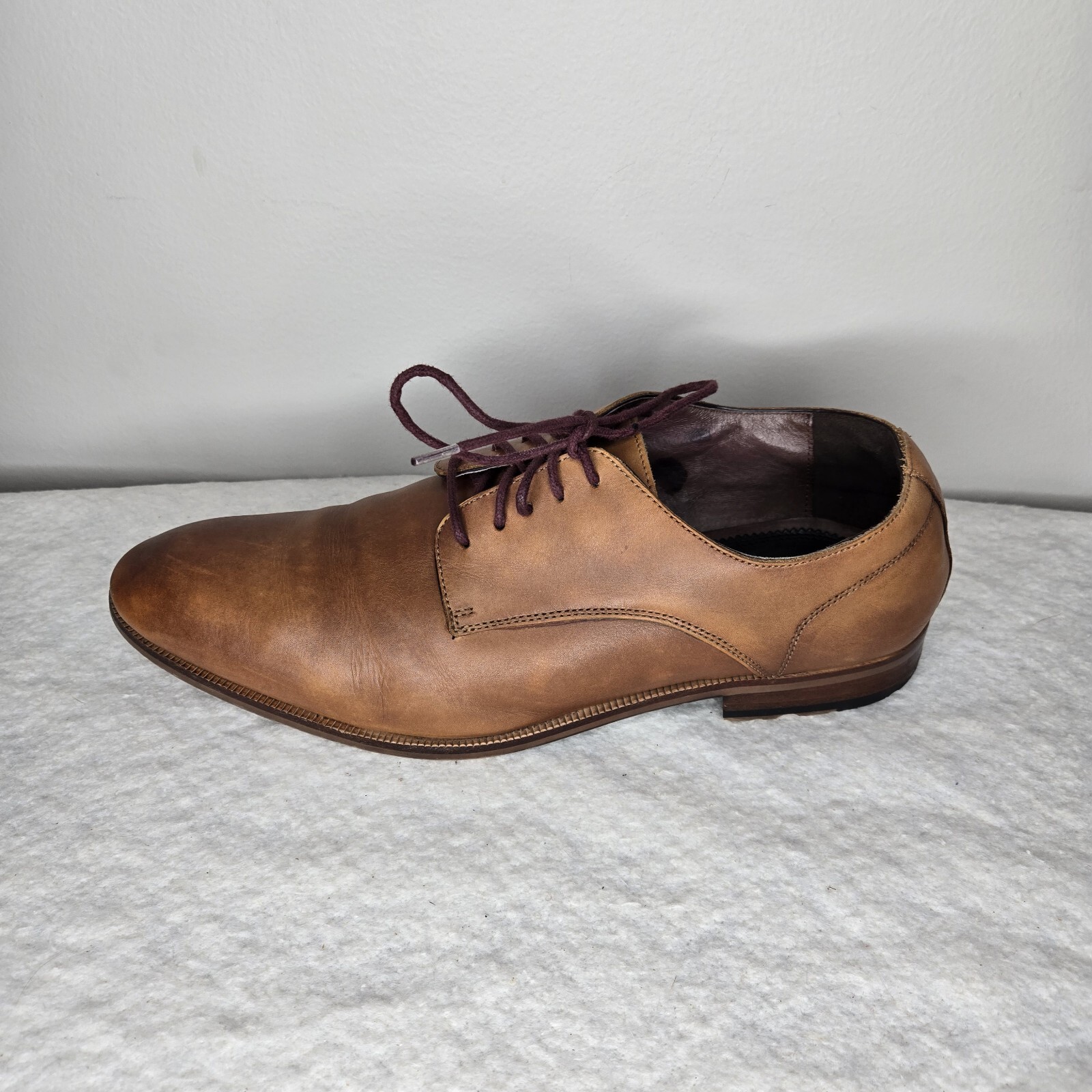 SAOLA Scarpe eleganti Blake Mckay T4 derby comode in pelle marrone cognac da uomo taglia 8 5