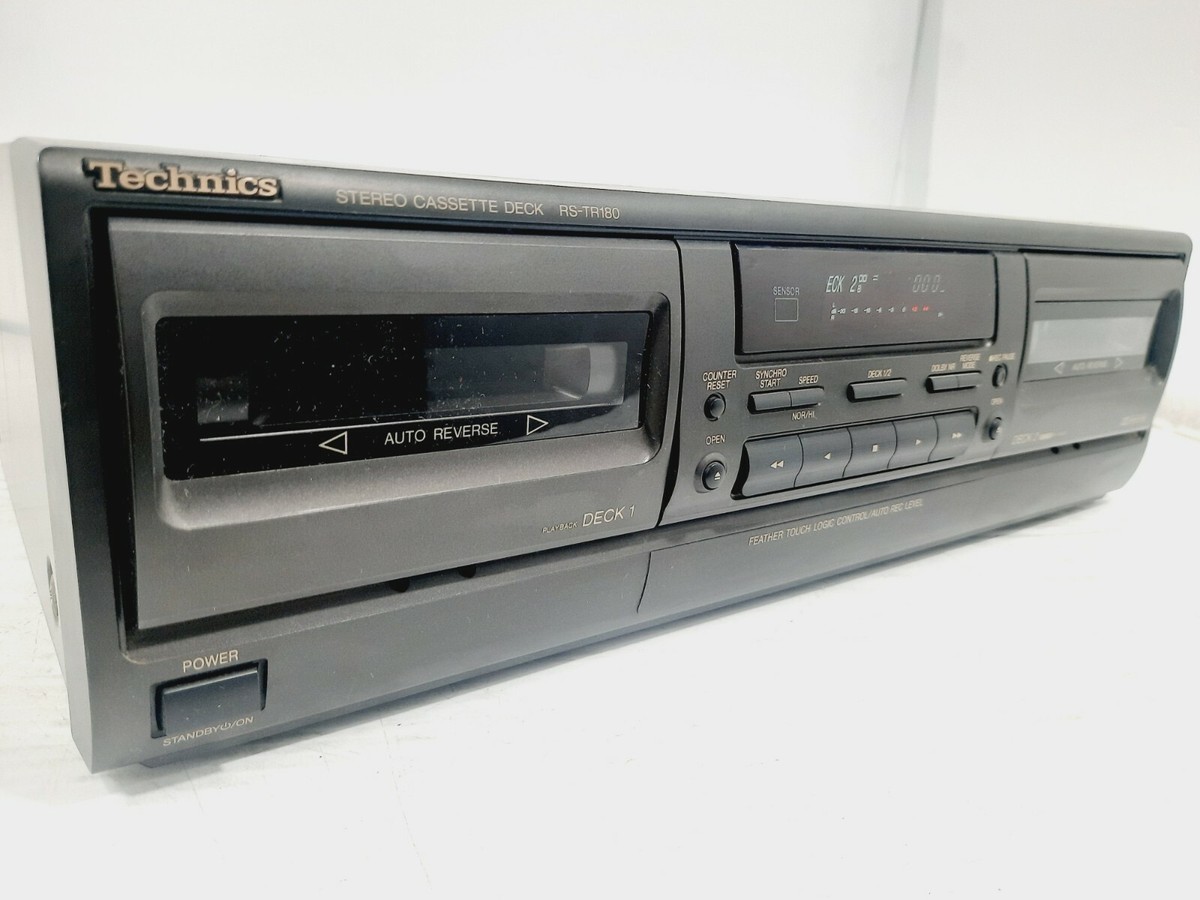 Technics Stereo Cassette Deck RS TR180 ○S○ For Parts As is