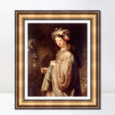 Framed Canvas Art Giclee Print Series#048 by Rembrandt Harmenszoon van Rijn