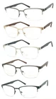 Metal Semi Rimless Bifocal Reading Glasses Men Women Spring Hinges +1.00~ +4.00
