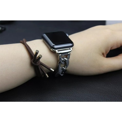 Metal Stainless Steel Chain Strap for Apple Watch Series 6 iWatch band 38MM 40MM - Picture 5 of 15