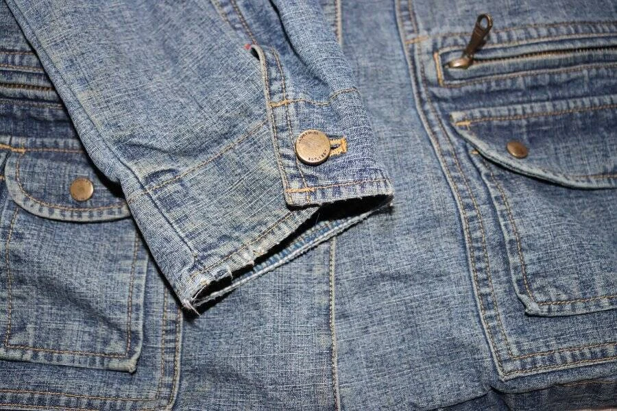 RALPH LAUREN Vintage Lauren Jeans Co Denim Barn Chore Jacket Womens M - Image 2 of 4