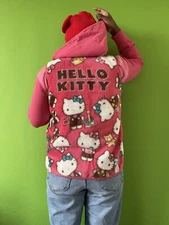 Hello Kitty Red Furry Sanrio Vest XS