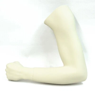 Mannequin Mens Bent Arm Detachable Hand Strong Fiberglas Film Stage Prop Art