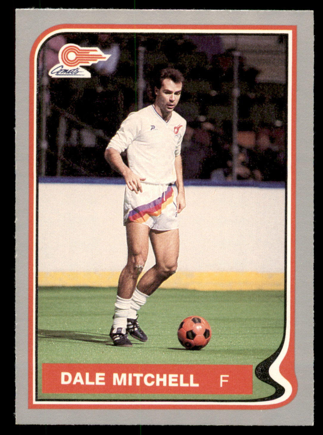 1986-87 Pacific #72 Dale Mitchell - Kansas City Comets MISL Indoor Soccer Card