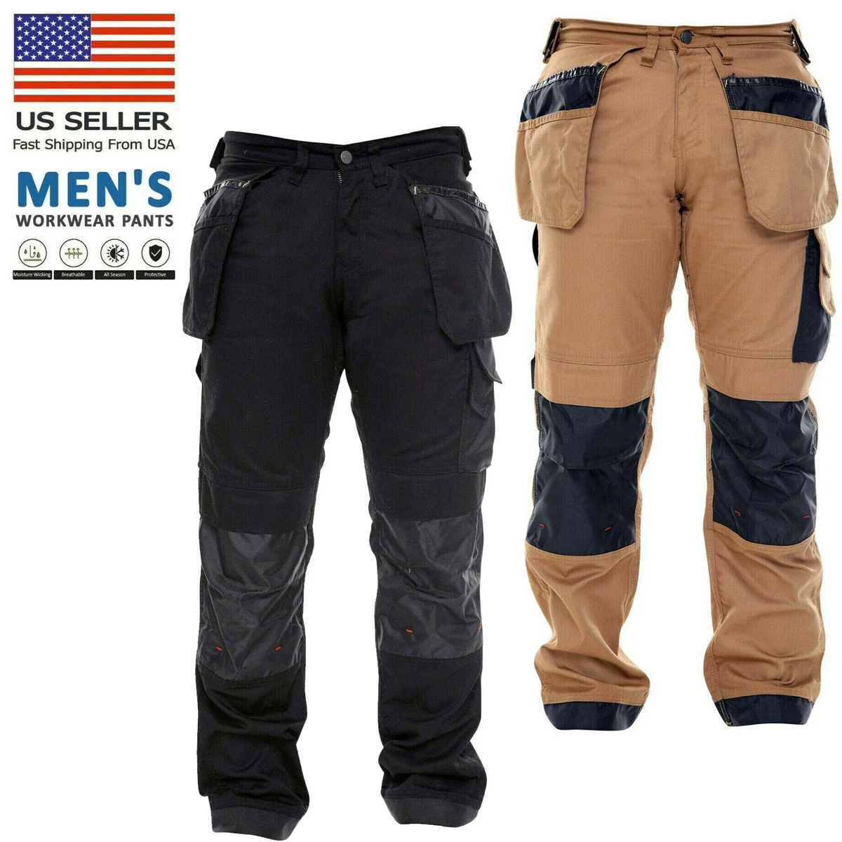 Heavy-duty workwear trousers