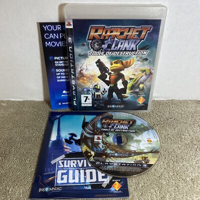 Ratchet And Clank Tools Of Destruction PS3 PlayStation 3 PAL Imp Alternate Art