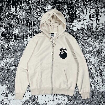 STUSSY 8 BALL ZIP HOODIE SMOKE - LARGE | eBay STUSSY 8 BALL ZIP HOODIE SMOKE - LARGE | eBay