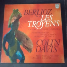 BERLIOZ: Les Troyens-COLIN DAVIS-Royal Opera House Vickers-PHILIPS-5 LP Box Set