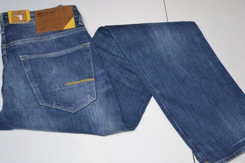 Jeans Meltin Pot Martin-MP002 pantalone uomo, modello slim fit , sfumato  chiaro | eBay