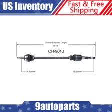 For 1983-1986 1987 Dodge Charger Omni Plymouth Horizon Front Right CV Axle Shaft