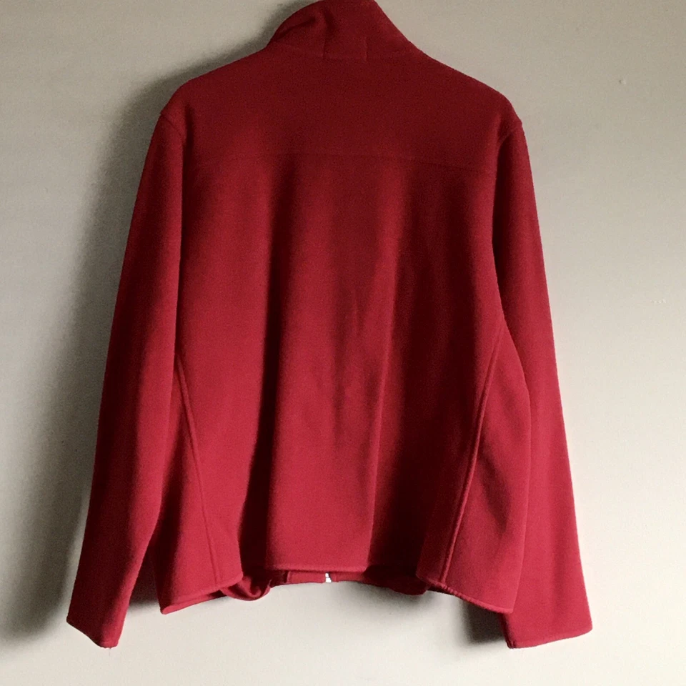 Suéter para mujer ANTIGUA Los Angeles Angels polar cremallera frontal cosido logotipo XL Foto 2 de 4