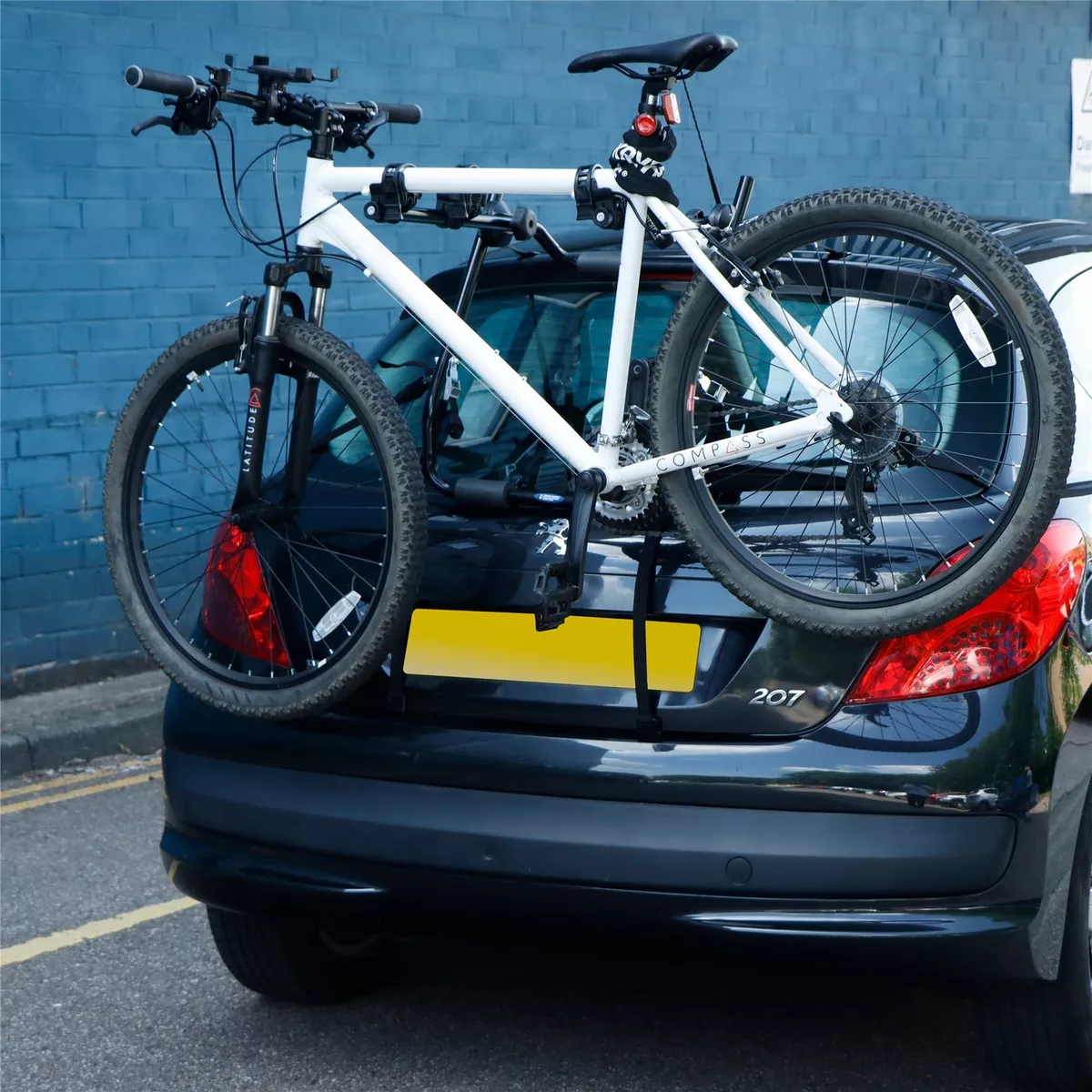 2 Cycle Carrier Rear Tailgate Boot Bike Rack Bicycle for Citroen C1 C3 C4 DS3