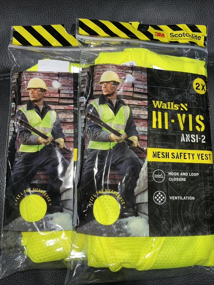 Walls workwear safety best sale vest