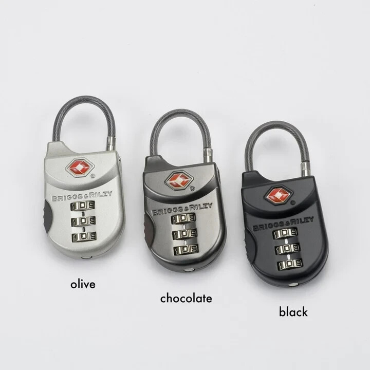 Briggs Riley TSA Combination Lock for travel Cable Luggage Lock