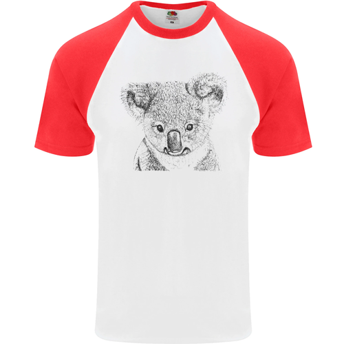 Koala Bär Sketch Ecology Umgebung HERREN S/S Baseball - Bild 4 von 50