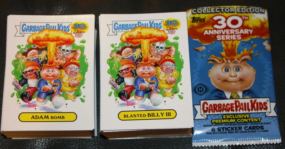 2015 GARBAGE PAIL KIDS 30TH ANNIVERSARY COMPLETE SET 220 CARDS + WRAPPER 1ST GPK - Image 2 of 3