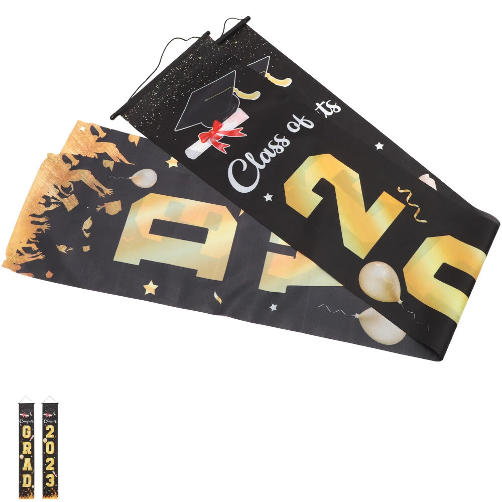 1pc 2024 Graduation Decorations, Class Of 2024 Graduation Banner