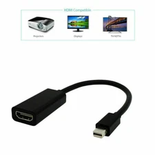 Mini DisplayPort Thunderbolt To HDMI Adapter For Microsoft Surface Pro BLK WHT