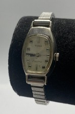 Timex Electric 17mm Quartz Vintage 10k Rolled Gold Plated Women's Wristwatch