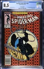 Amazing Spider-Man #300 CGC VF+ 8.5 White Pages Newsstand Variant Marvel 1988