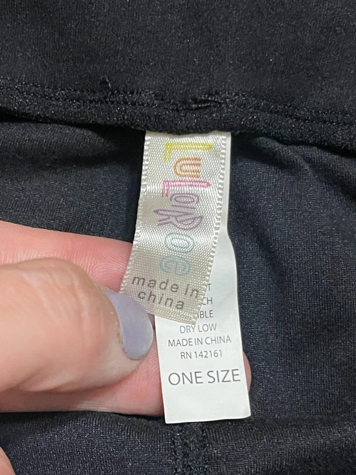 LulaRoe Leggings, Women's One Size, Black, Pants, Pull On Solid - Image 4 of 4