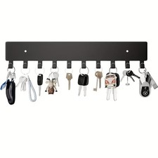 Key Holder for Wall, Key Hooks with 10 Hooks Wall Mounted Key Holder for Hallway