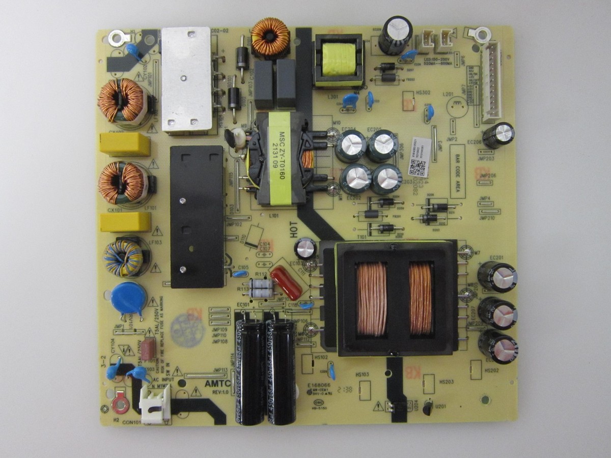 Onn 100012585 Power Supply Board (TV5507-ZC02-02) 514C5507M16 | eBay
