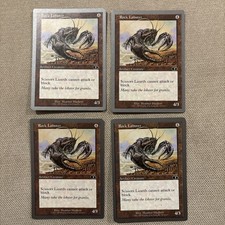 Magic The Gathering - Unglued - 4x Rock Lobster - Very Good Condition