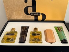 Vintage Aramis Men’s 5-Piece Gift Set: EDT, After Shave, Balm, Shampoo and Soap